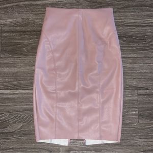 Express Faux Leather Skirt